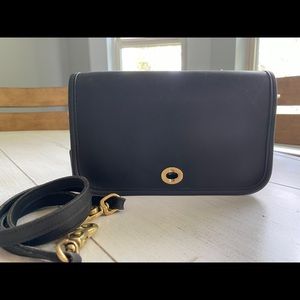Vintage Coach Penny Pocket in Black CLEANED